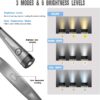 Glocusent Book Light, 3-Color & 6-Brightness Reading Light, Bendable Neck Light, 80-hr Lasting Rechargeable Lamp, Perfect Book Light for Reading in Bed, Knitting, Camping, Repairing, Book Lovers Gifts - Rufus AIRufus AI - Image 2