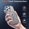 SUPFINE Magnetic for iPhone 14 Case & iPhone 13 Case (Compatible with MagSafe)(Military Grade Drop Protection) Slim Translucent Matte Shockproof Phone Cover,Black  Cell Phones & AccessoriesRufus AIRufus AI - Image 22
