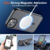 SUPFINE Magnetic for iPhone 14 Case & iPhone 13 Case (Compatible with MagSafe)(Military Grade Drop Protection) Slim Translucent Matte Shockproof Phone Cover,Black  Cell Phones & AccessoriesRufus AIRufus AI - Image 14